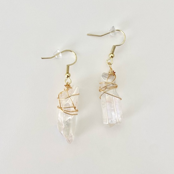Handmade Jewelry - Clear Crystal Earrings